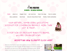 Tablet Screenshot of pet-pastries.com